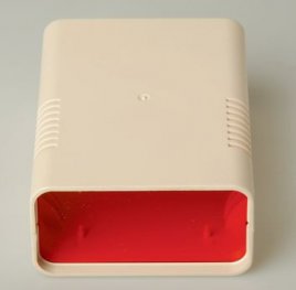 <p>CAJA J1 MARFIL (OPCIONAL FRENTE ACRILICO ROJO TRANSLUCIDOl)</p>